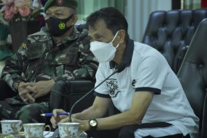 Bupati Virtual dengan Gubernur, Bahas Perkembangan Kasus Covid-19 Daerah