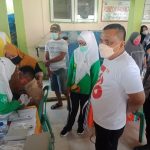 Wabup Tinjau Vaksinasi di Desa Tabumela