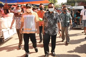 Wabup Hendra Masuk Pasar