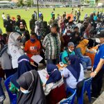 Vaksinasi di Lapangan Ippot Berhasil