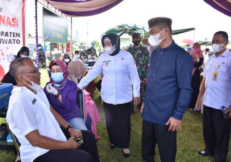 Giliran Vaksinasi Massal di Kodim 1313 Pohuwato, Naik Signifikan 14,85 Persen
