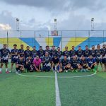 Libur Hari Kantoran, Aleg dan Skretariat Dekot Main Futsal Bersama
