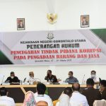 ASN Pemkab Gorut Ikuti Sosialisasi Pencegahan Tipikor Terhadap PBJ