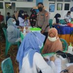 Kapolres Bone Bolango Pantau Vaksinasi di Tapa