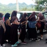 Polsek Bone Raya Jemput Pelajar Ikut Vaksinasi