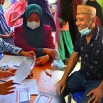 Mahasiswa KKN UNG Berpartisipasi Sukseskan Vaksinasi Covid-19