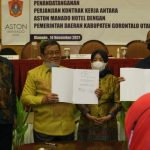 Pemkab Gorut – Hotel Aston Manado Teken MoU