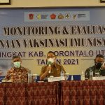 Wabup Gorut Pimpin Rapat Evaluasi Vaksinasi