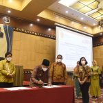 Dipembukaan Bimtek Penatausahaan Keuangan Daerah, Pemkot dan PT. Bank SulutGo, Resmi Tandatangani PKS Dana BOS
