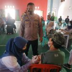 Warga Desa Tabulo Ikut Vaksinasi Covid-19, Vaksinasi Yang Digagas Polri-HMI Boalemo