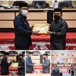 Plt Bupati Anas Serahkan 3 Ranperda, Sidang Paripurna DPRD Boalemo