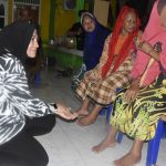 Bawa Dokter, Fory Obati Penyakit Kulit di Lokasi Banjir