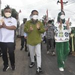 Nelson-Hendra Sapa Warga Bilato, Resmikan Jalan, Gedung PAUD dan Sarana Olah Raga