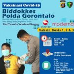 Polda Gorontalo Buka Layanan Vaksinasi Booster