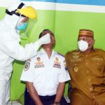 Gubernur Pantau Swab PCR di Pelabuhan Gorontalo