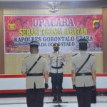 Kapolda Pimpin Sertijab Kapolres Gorut