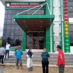 Indra Cek Kesiapan Peresmian Gedung Perpusda Gorut