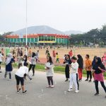Masyarakat Antusias Berolahraga di Sport Center