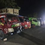 Polda Gorontalo Amankan Lima Truk Batu Hitam