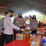 Kapolda Cek Stok Minyak Goreng di Pasar Oluhuta Utara