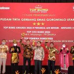 Hebat ! PUDAM Gorontalo Utara Sabet 3 Penghargaan Kategori Top BUMD Awards 2022