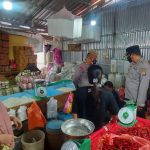 Kapolres Gorontalo Kota Cek Sembako di Pasar