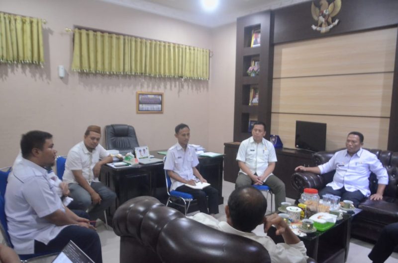 Rapat koordinasi Dinas Kominfo bersama Asisten Adm dan Beberapa OPD akan interkoneksi jaringan terpadu. (Foto:dok)