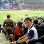 Diundang Gubernur DKI Jakarta. Nelson Hadir di Tribun Jakarta Internasional Stadium