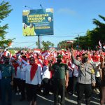 Center Point Bone Bolango Jadi Lautan Bendera Merah Putih