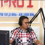 Penjagub Gorontalo Jadi Pembaca Berita di RRI