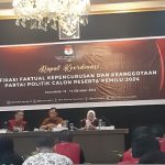 KPU Gorontalo Gelar Verfak Kepengurusan Keanggotaaan Parpol
