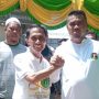 Bacaleg DPR RI Sawaludin bersama Ketua DPW PPP Prof. Nelson Pomalingo. (foto:dok)