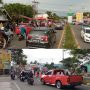 Tampak arus lalu lintas diperayaan lebaran ketupat Kampung Jawa, Limboto Barat. (foto:dok)