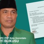 Ketua PPP Kota, dan Surat Pernyataan sekertaris PPP Kota Gorontalo, Oktarjon Ilahude. (foto:dok)