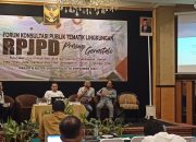 Peneliti LP3M UG Pemateri Forum Konsultasi Publik Tematik Lingkungan RPJPD Provinsi Gorontalo
