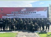 Polda Gorontalo Kirimkan 110 Personil Brimob BKO ke Papua