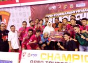 Open Tournament Futsal Brimob Cup Berakhir, Hatori FC Jawara Sisihkan Sultan di Final