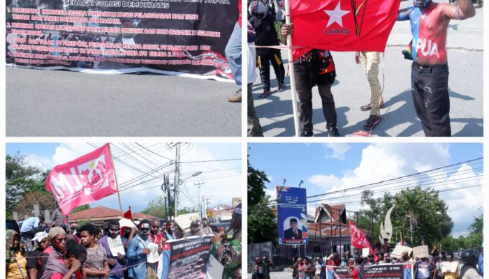 di Gorontalo Mahasiswa Papua Turun ke Jalan, Peringati Hari Kemerdekaan ke 62