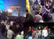 Bersama Warga, Nelson-Fory Melantai di Teras Masjid Nikmati Malam Pergantian Tahun