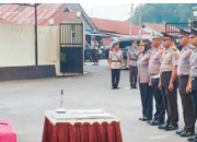 36 Personil Polri di Polres Gorontalo Kota Naik Pangkat