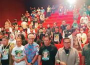Ramainya Penonton  Film Lafran Pane di Gorontalo