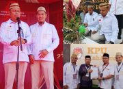‘Kopiah Karanji’ Ciri Khas Roni – Adnan Mendaftar di KPU Kabgor