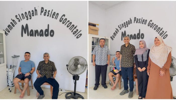 Hamzah Sidik Kawal Kebutuhan Fasilitas Rumah Singgah Pasien Gorontalo di Manado