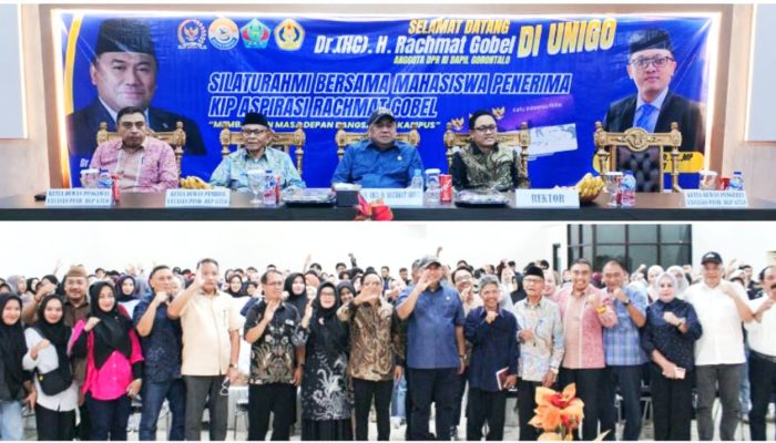 Rachmat Gobel Temui Mahasiswa Penerima KIP Aspirasi di Universitas Gorontalo