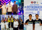 Hantaleya Cafe Berultah ke-8. Gelar Turnamen Badminton OCTASMASH
