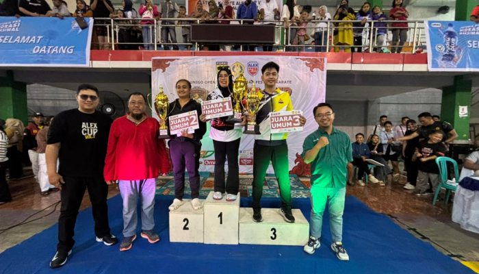 FT Unigo Karate Cup 2025 Sukses Digelar, Inkanas Gorontalo Juara Umum
