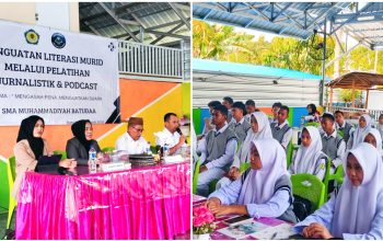 FISIP Unigo Latih Jurnalistik Siswa SMA Muhammadiyah Batudaa