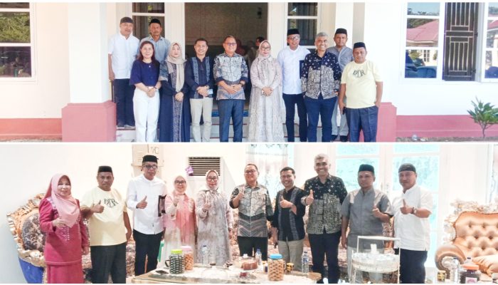 Pimpinan DPRD Terima Bupati – Wabup Gorut