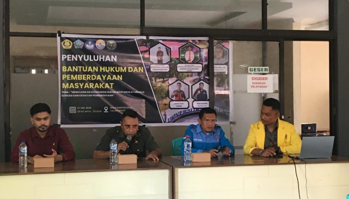Mahasiswa KKP Unigo Gelar Penyuluhan Hukum