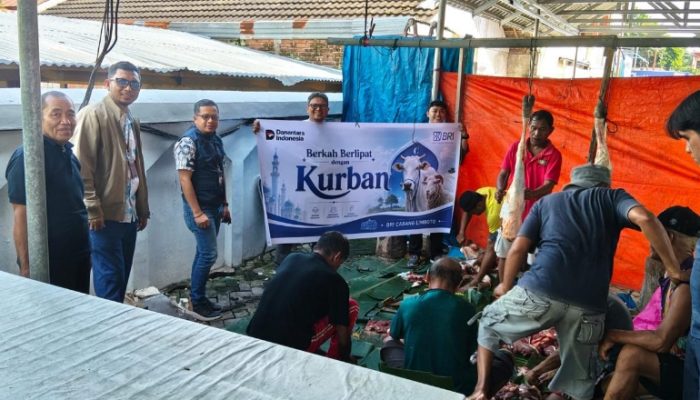 BRI Cabang Limboto Gelar Penyembelihan Hewan Qurban